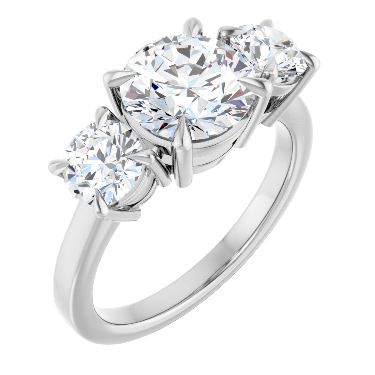 Three-Stone Engagement Ring