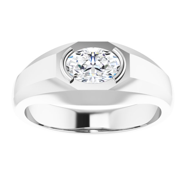 Accented Band - Oval