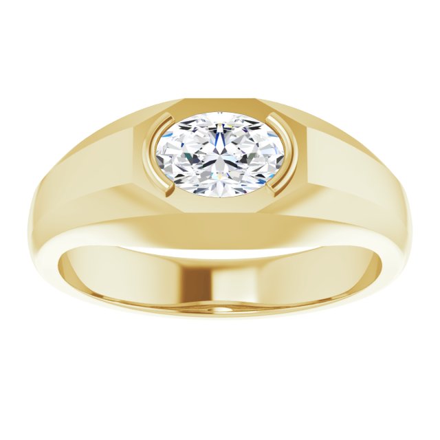 Accented Band - Oval