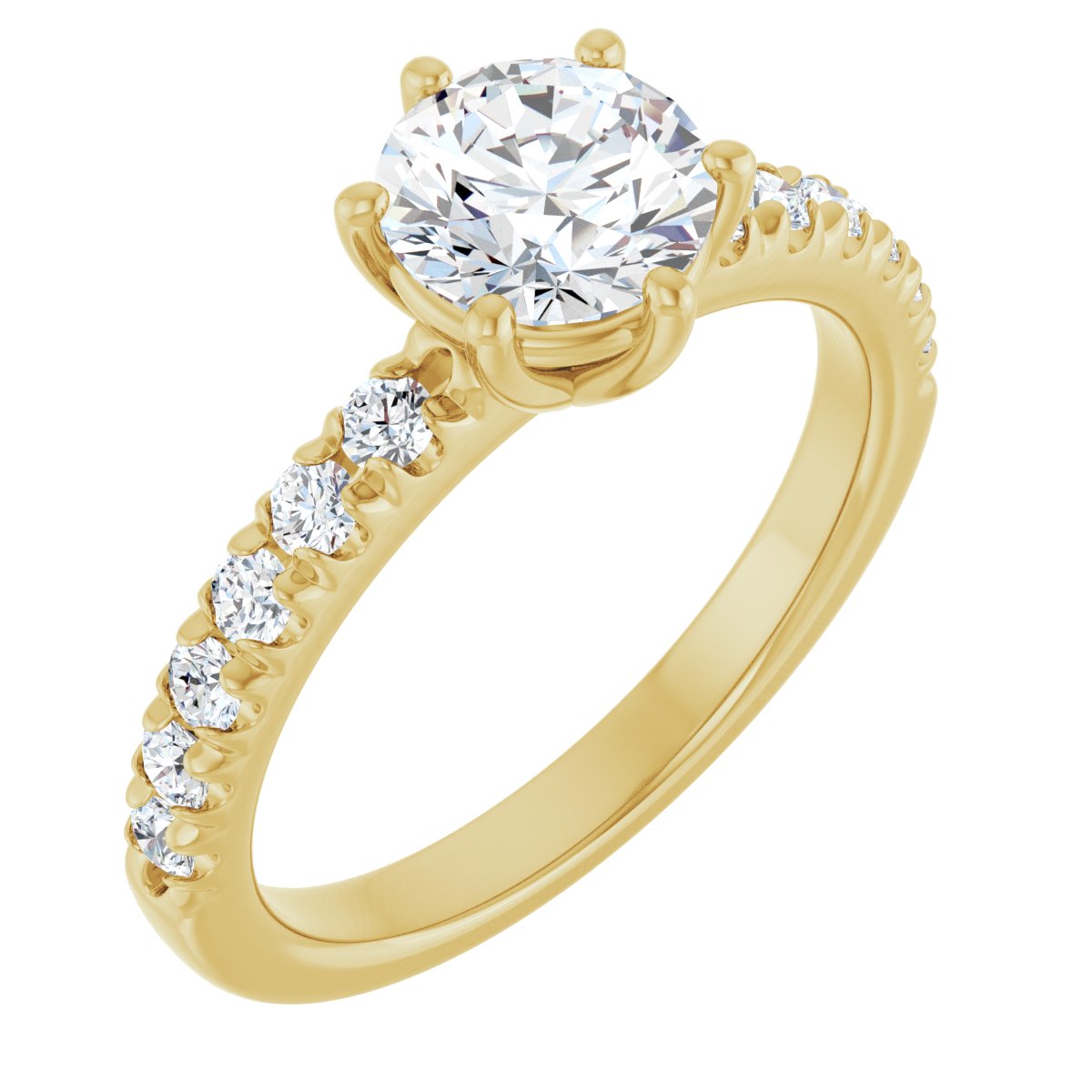 Accented Engagement Ring