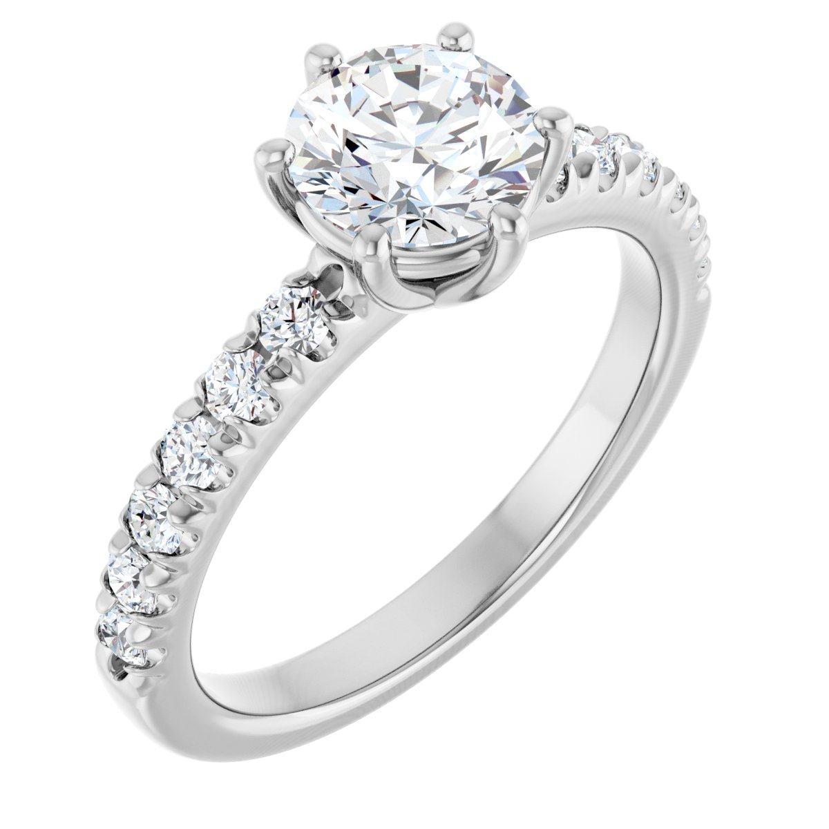 Accented Engagement Ring
