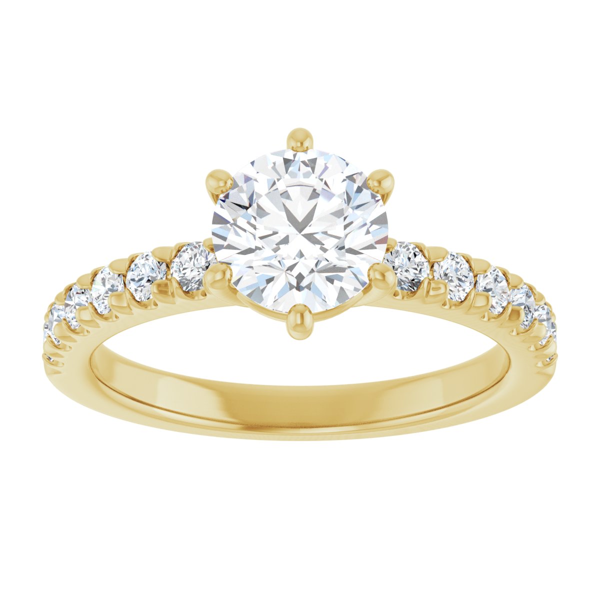 Accented Engagement Ring