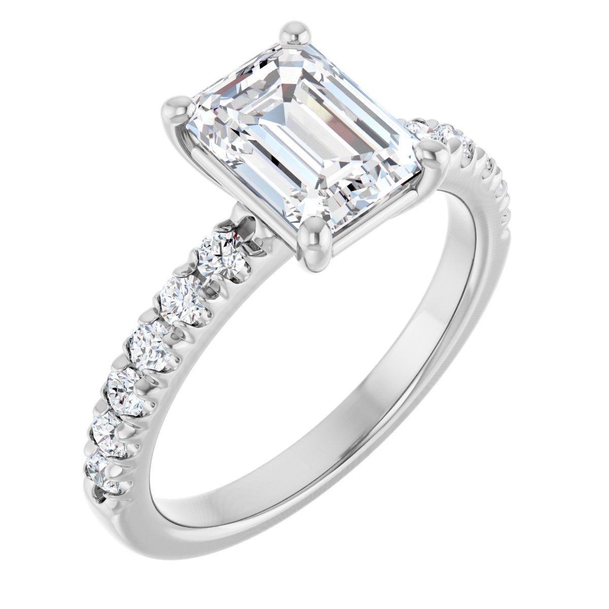 Accented Engagement Ring