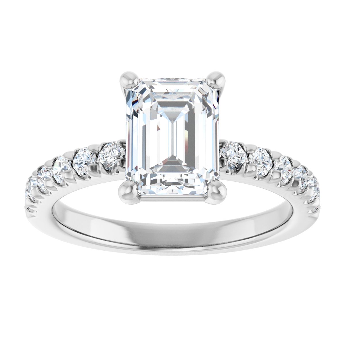 Accented Engagement Ring