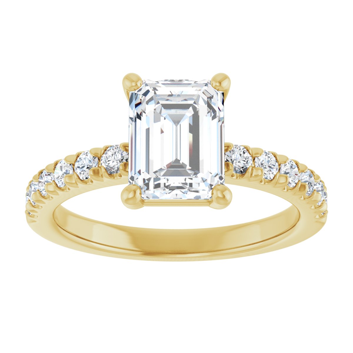Accented Engagement Ring
