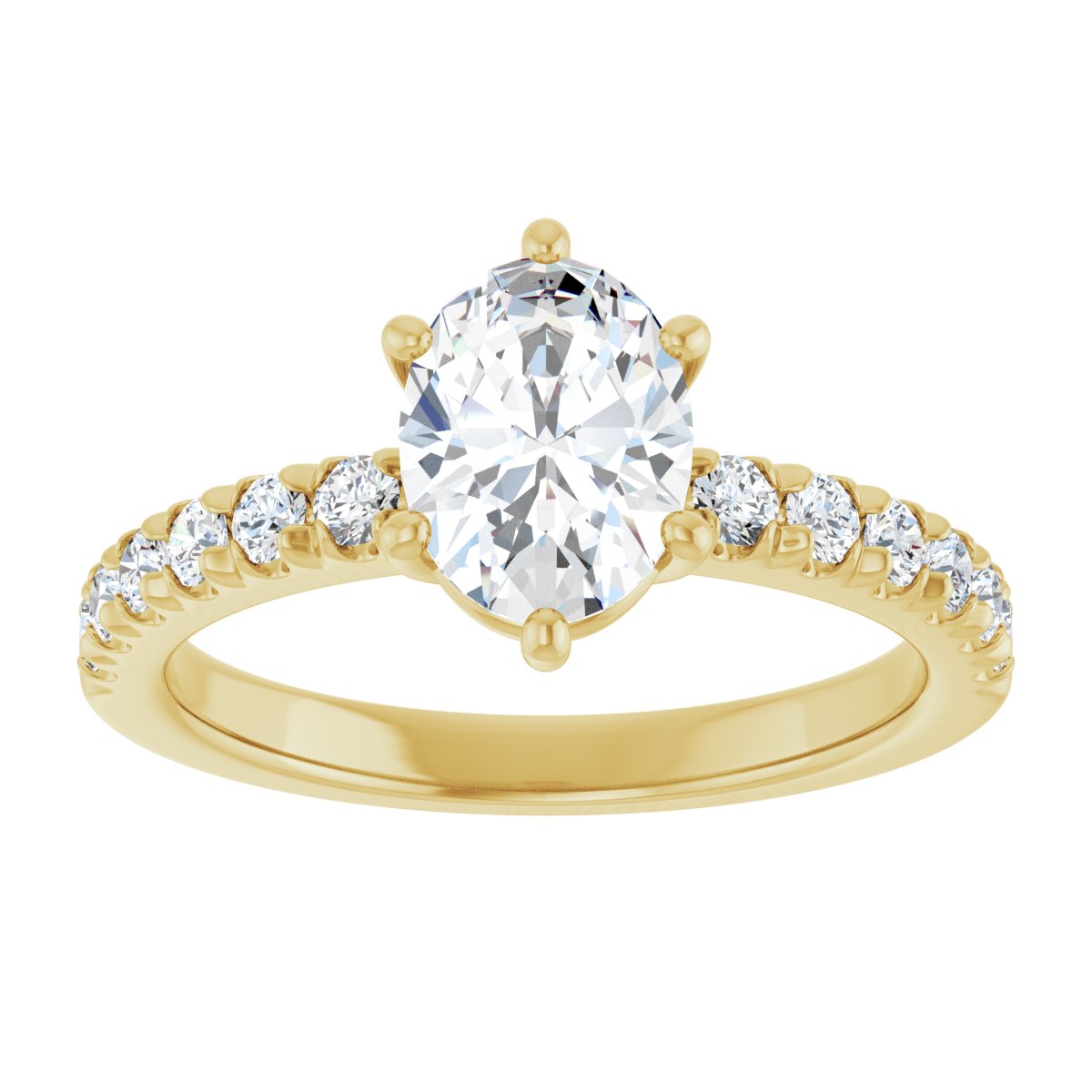 Accented Engagement Ring
