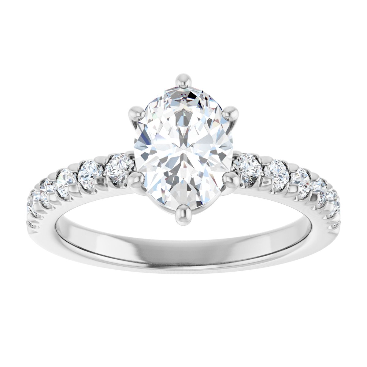 Accented Engagement Ring