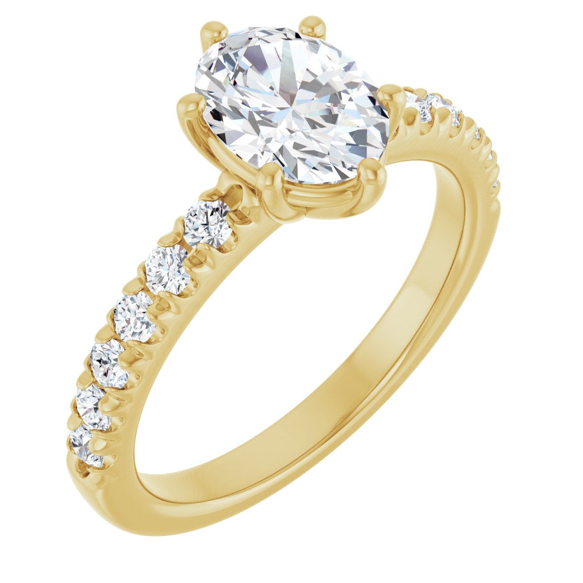 Accented Engagement Ring