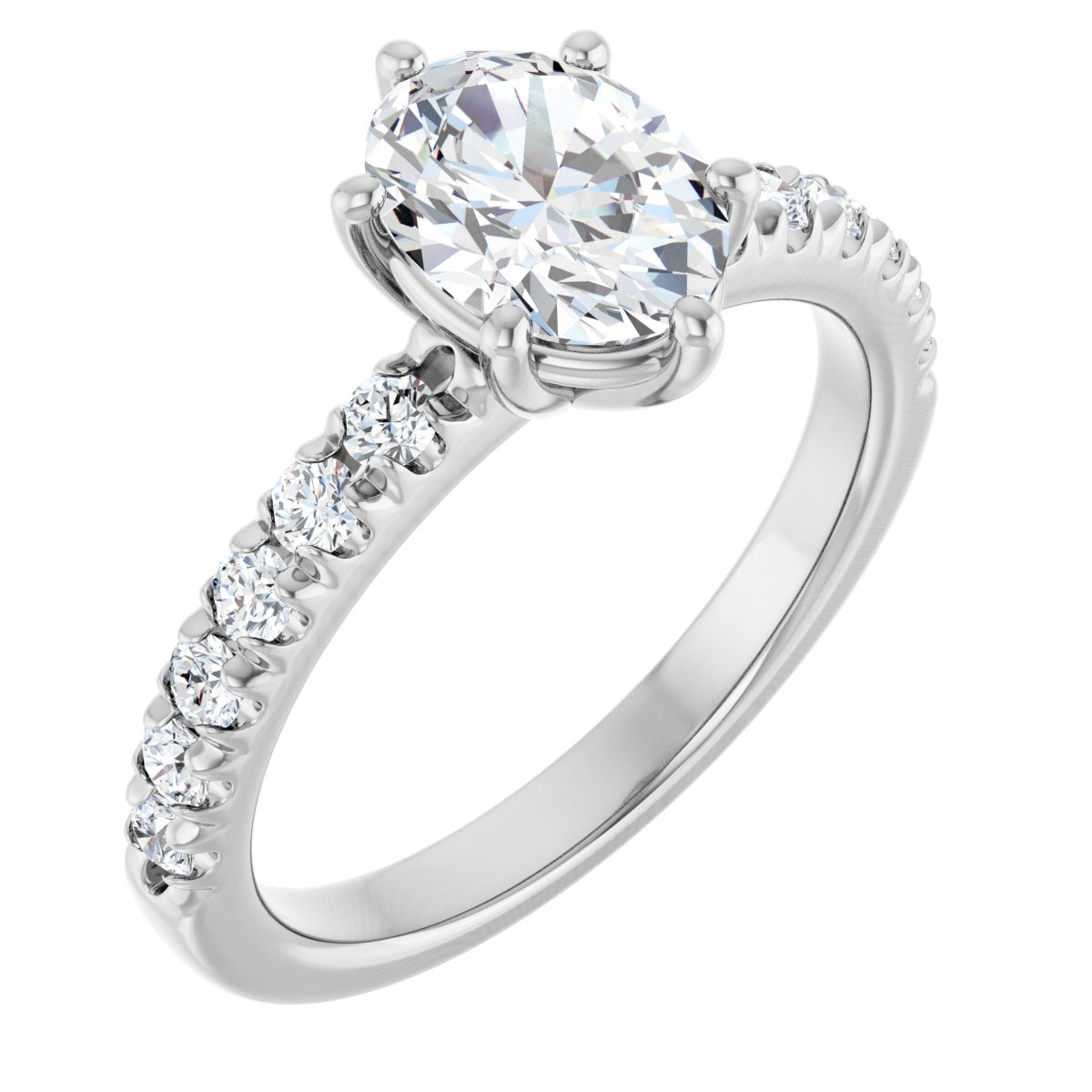 Accented Engagement Ring