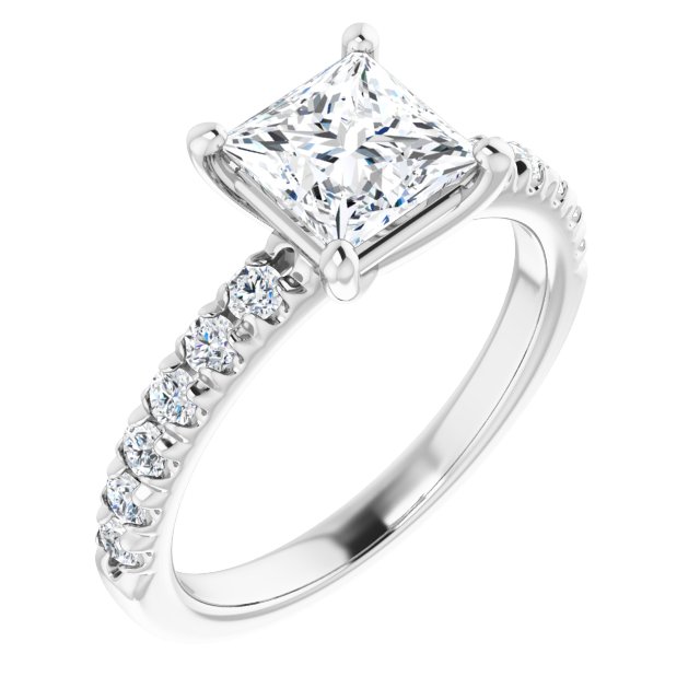 Accented Engagement Ring