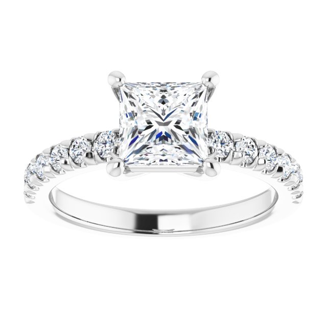 Accented Engagement Ring