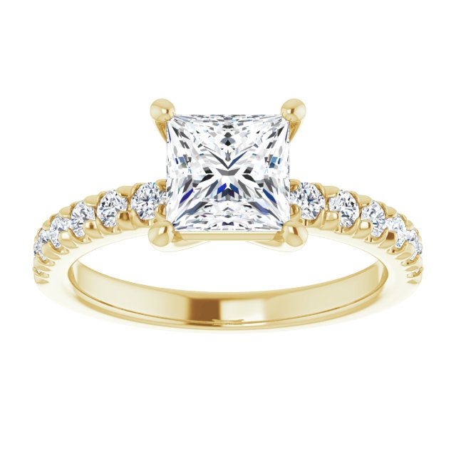 Accented Engagement Ring