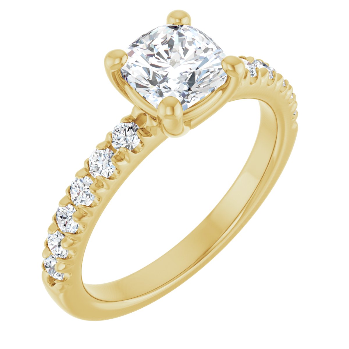Accented Engagement Ring