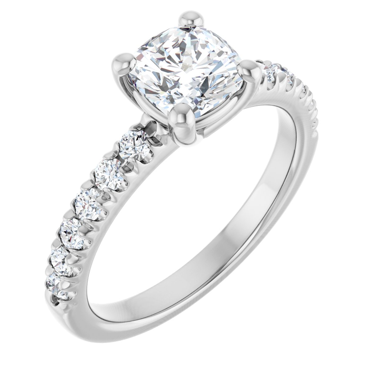 Accented Engagement Ring