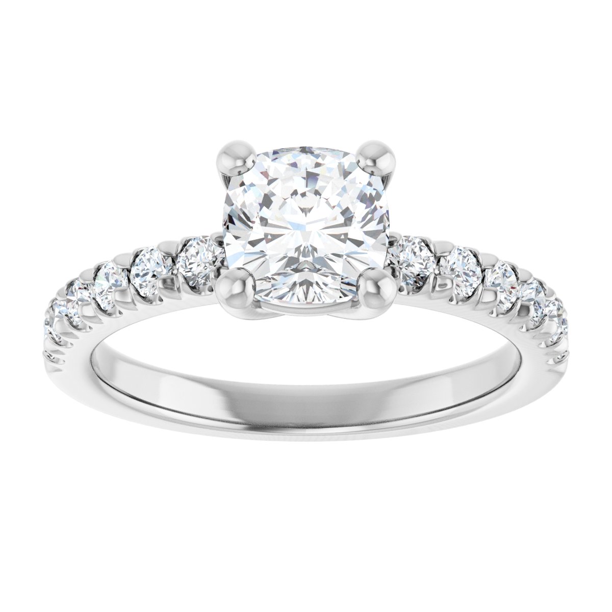Accented Engagement Ring