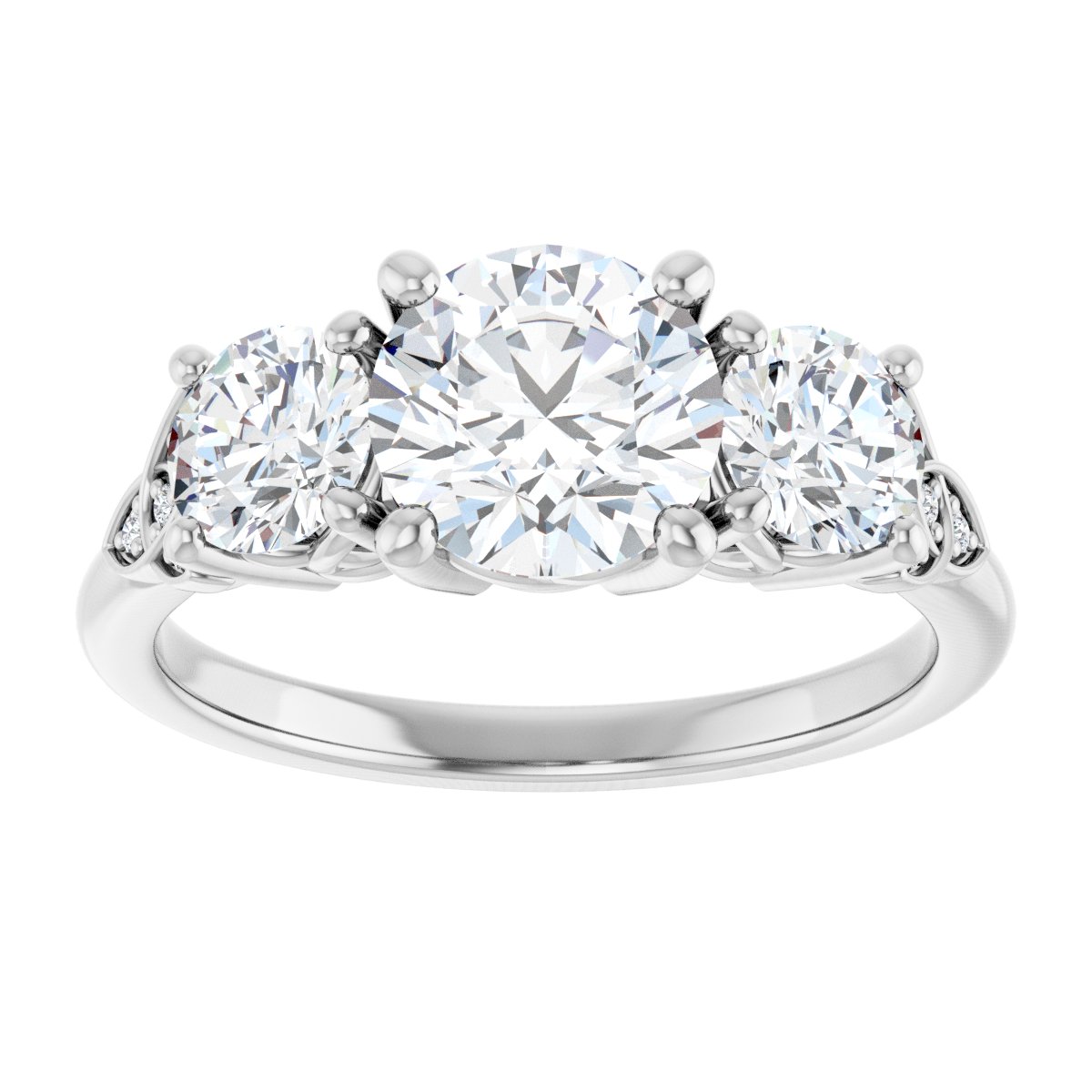 Three-Stone Engagement Ring