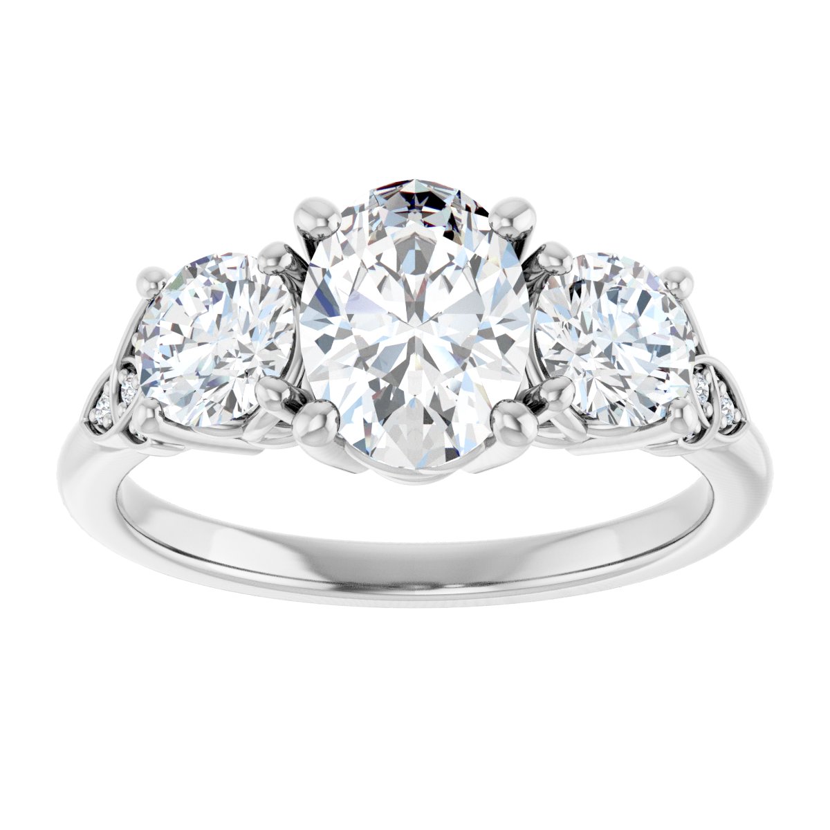 Three-Stone Engagement Ring