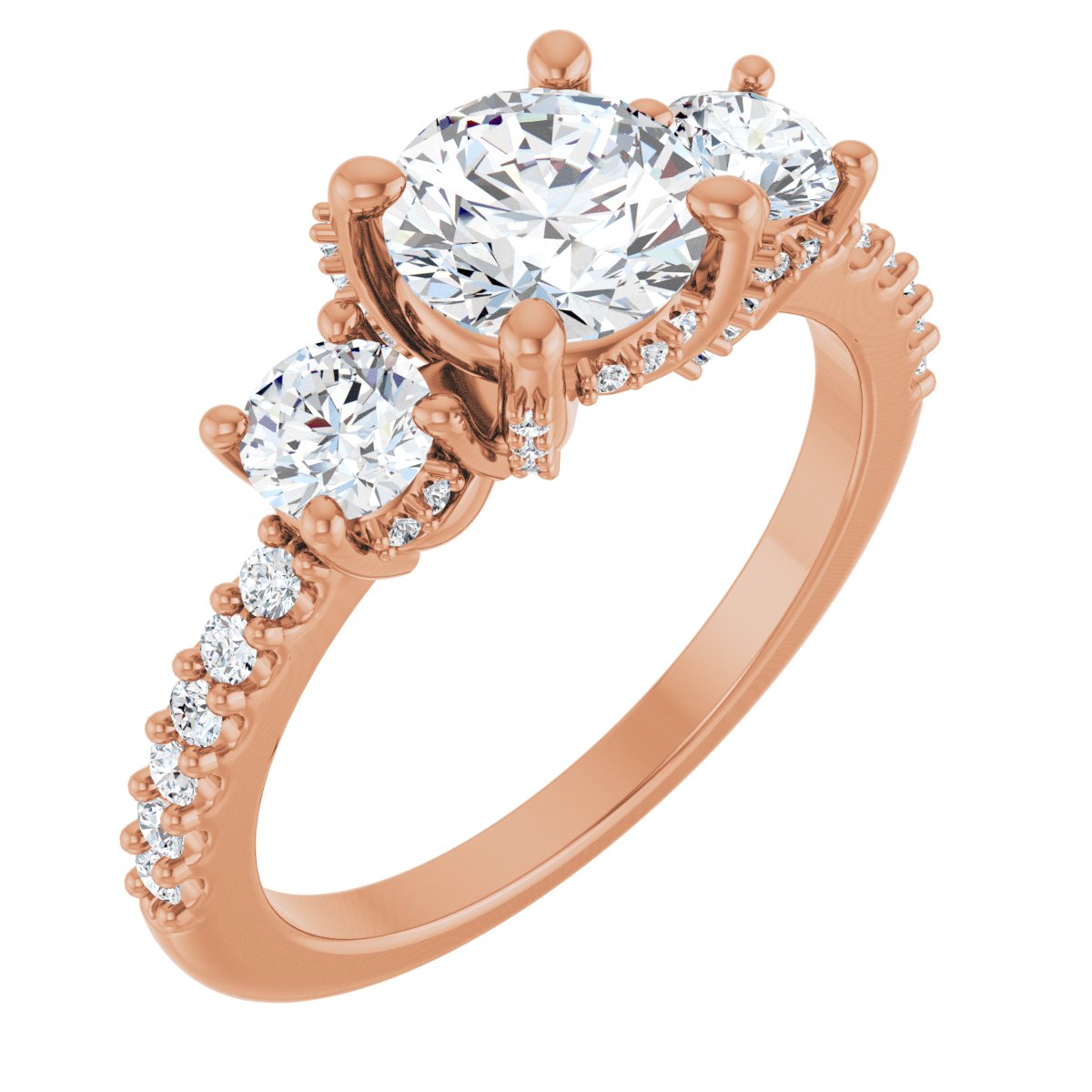 Three-Stone Engagement Ring or Band
