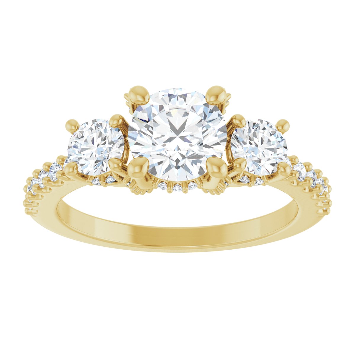 Three-Stone Engagement Ring or Band