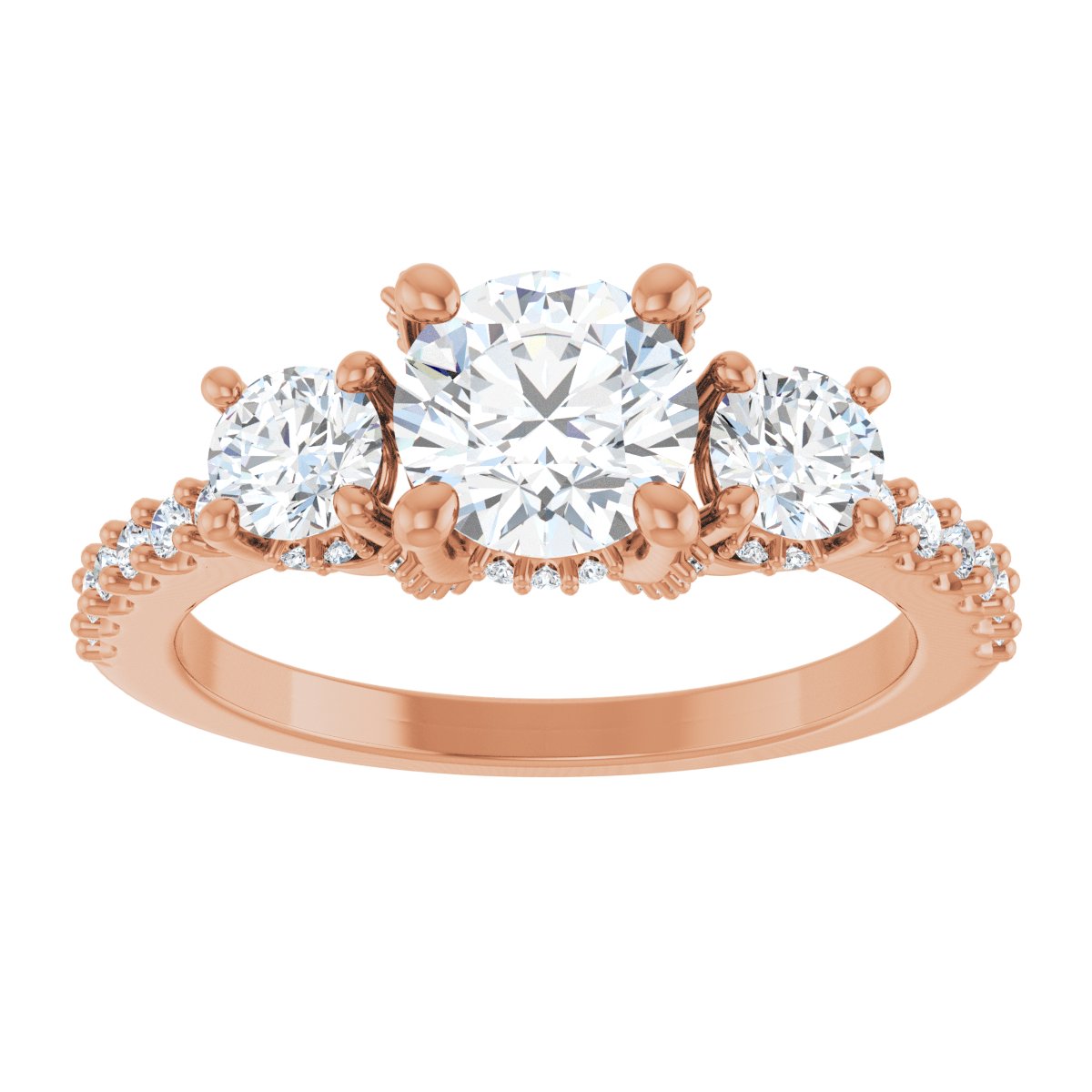 Three-Stone Engagement Ring or Band