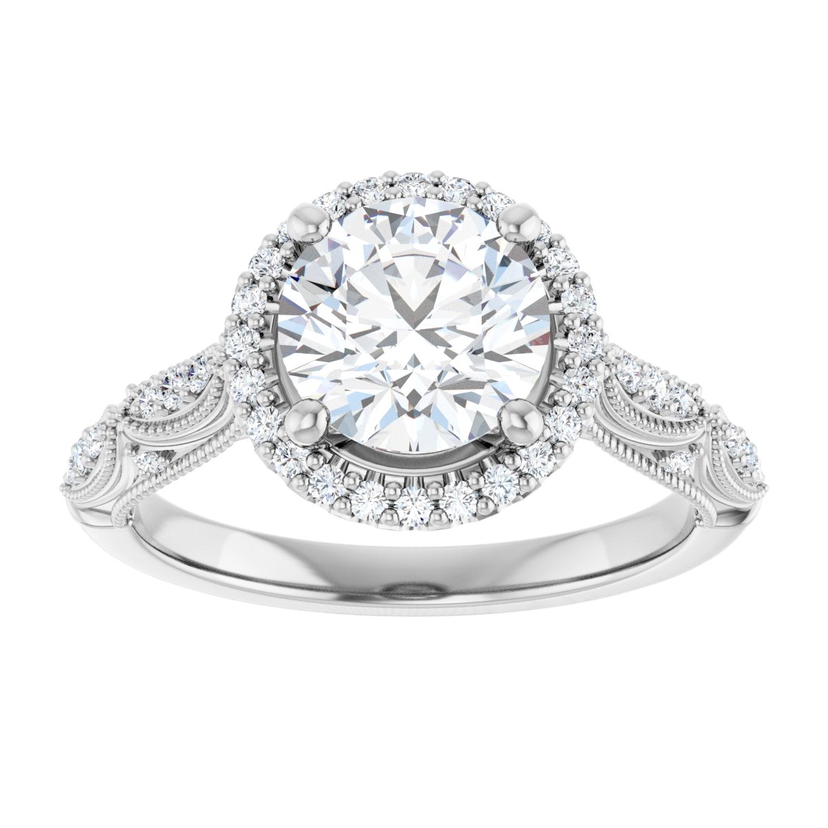 Halo-Style Engagement Ring