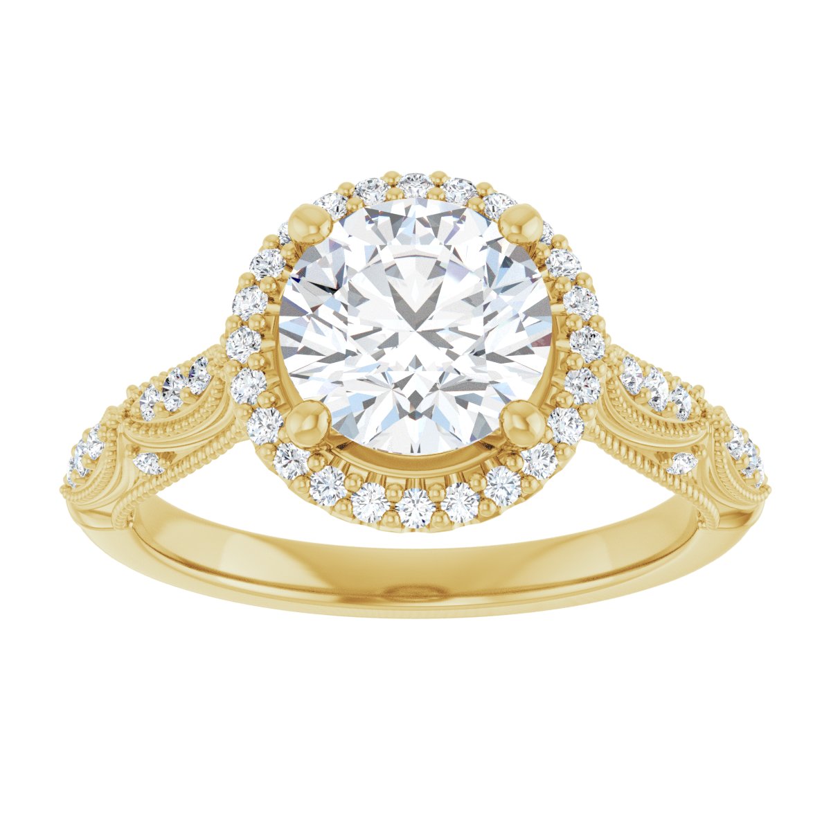 Halo-Style Engagement Ring