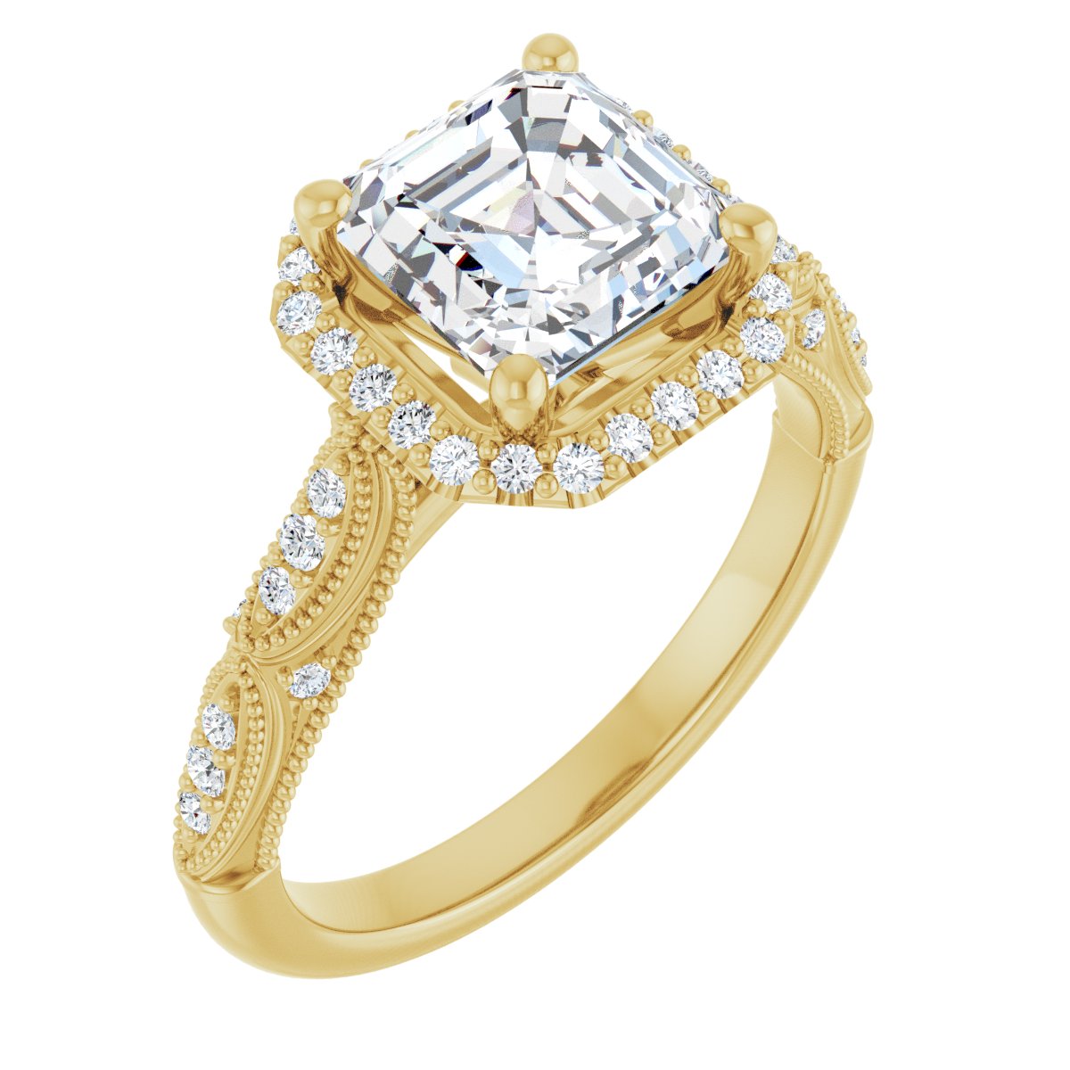 Halo-Style Engagement Ring