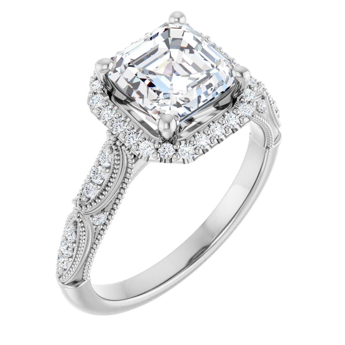 Halo-Style Engagement Ring