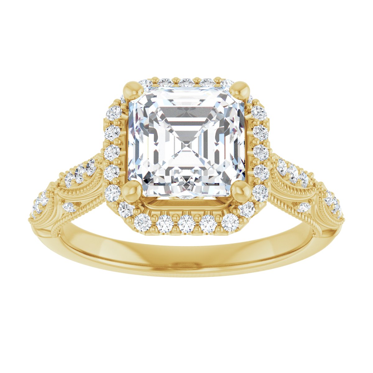 Halo-Style Engagement Ring