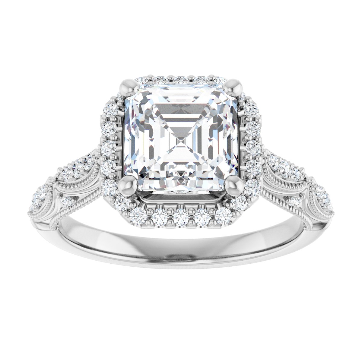 Halo-Style Engagement Ring