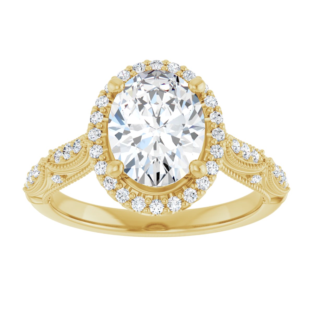 Halo-Style Engagement Ring