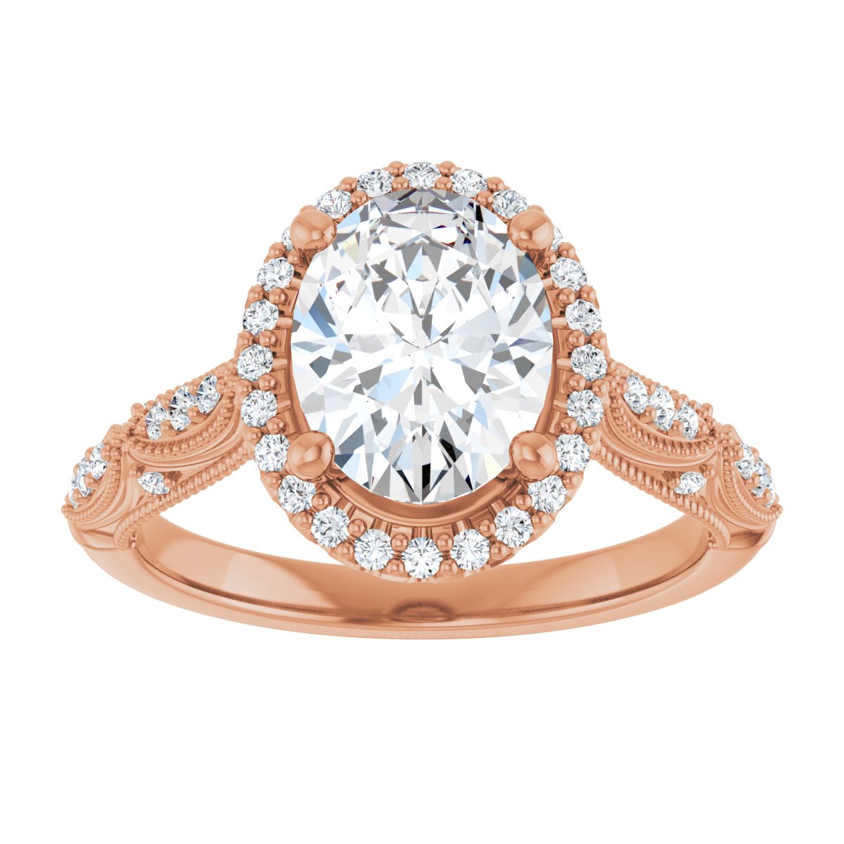 Halo-Style Engagement Ring