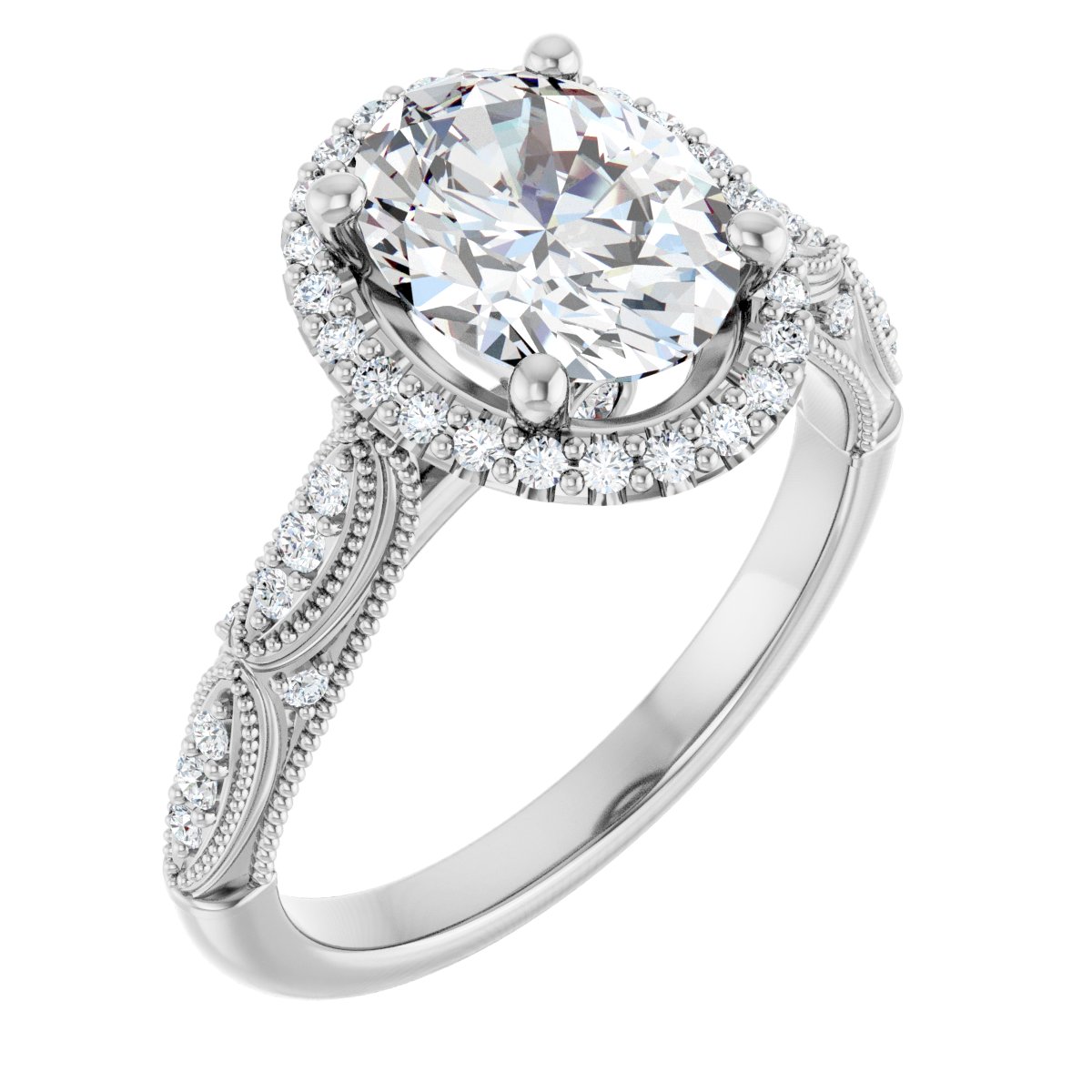 Halo-Style Engagement Ring