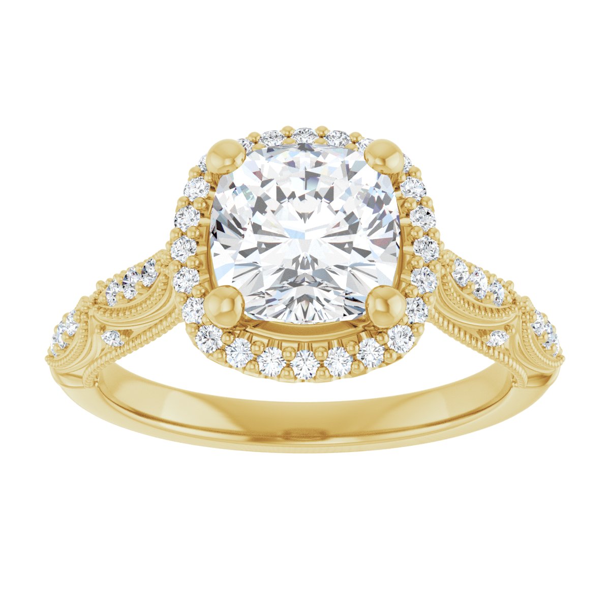 Halo-Style Engagement Ring