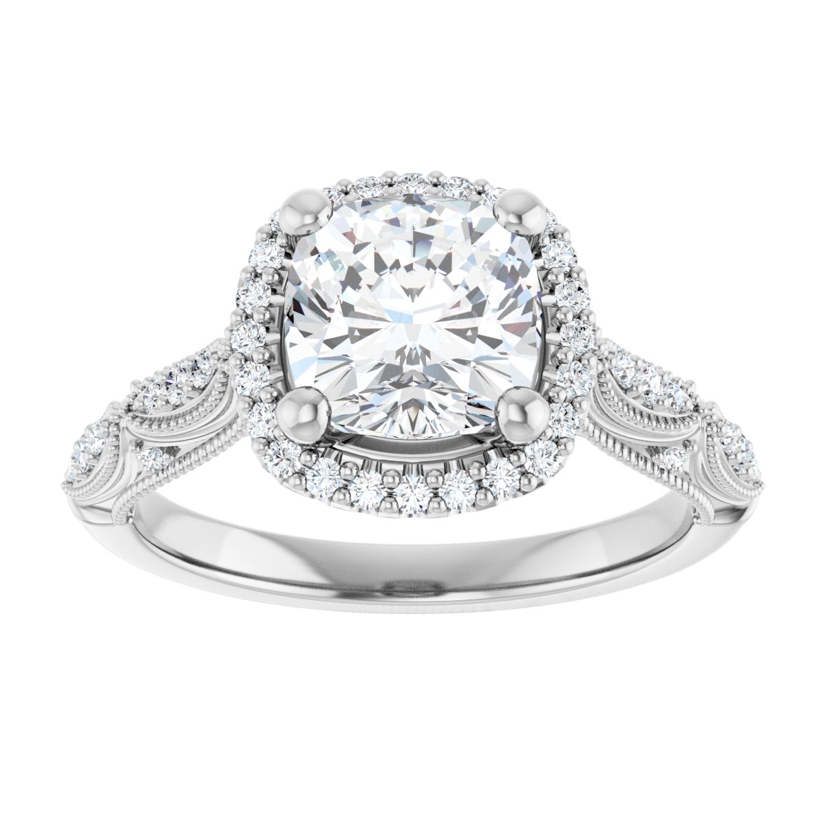 Halo-Style Engagement Ring