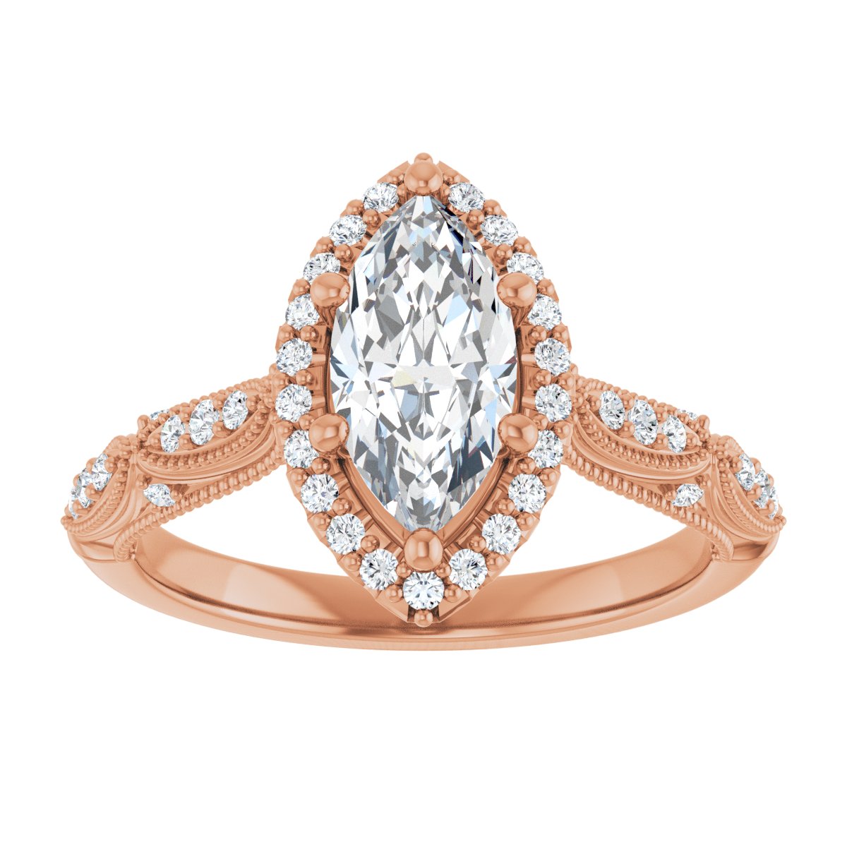 Halo-Style Engagement Ring