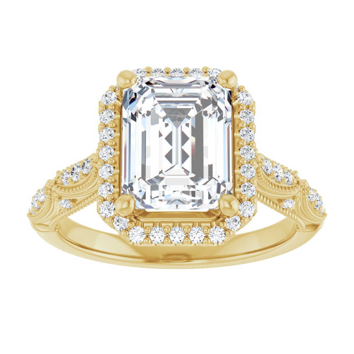 Halo-Style Engagement Ring