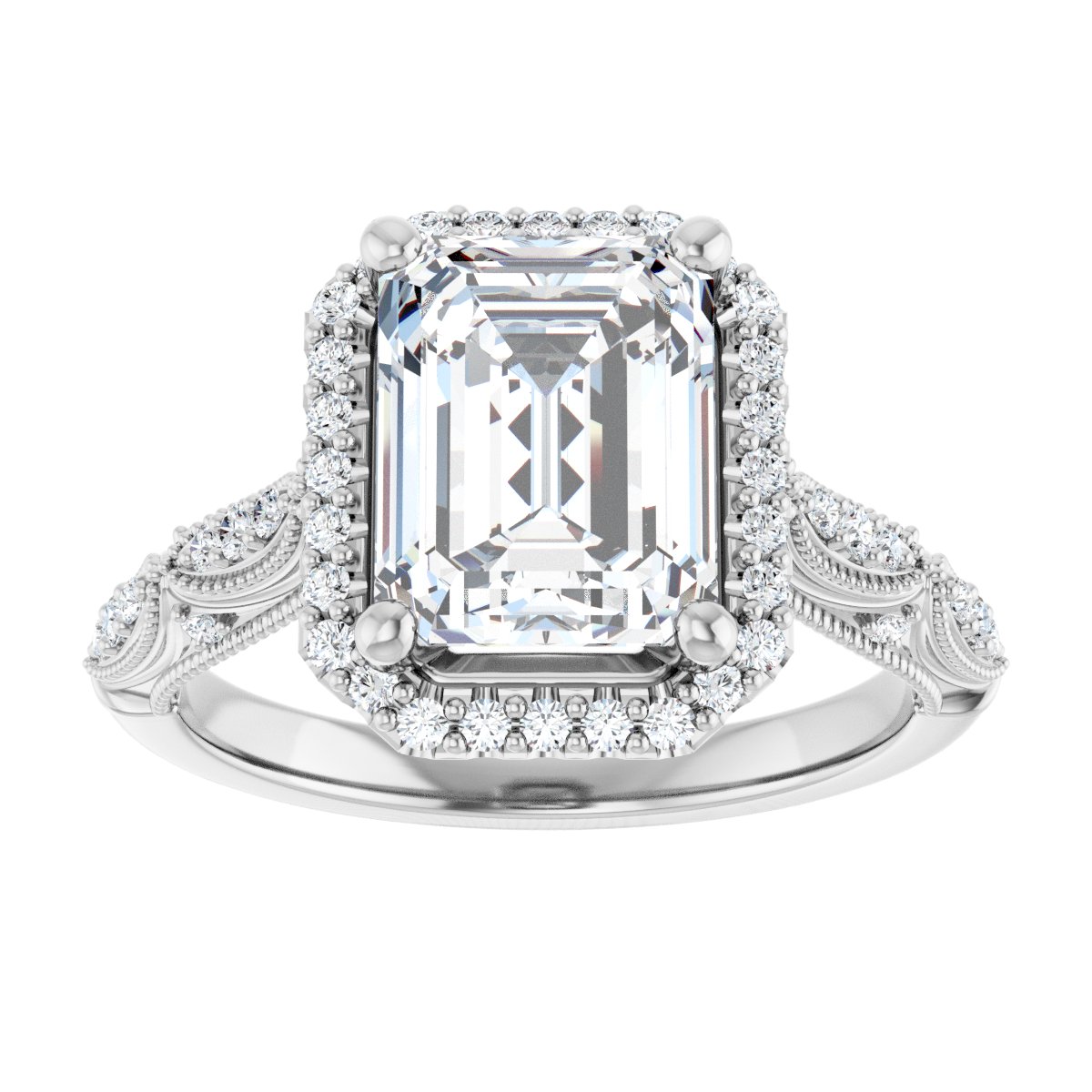 Halo-Style Engagement Ring