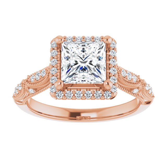 Halo-Style Engagement Ring