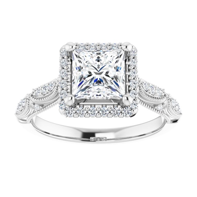 Halo-Style Engagement Ring