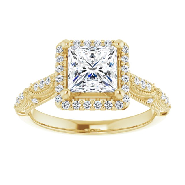 Halo-Style Engagement Ring