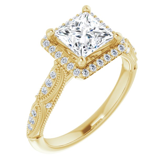 Halo-Style Engagement Ring