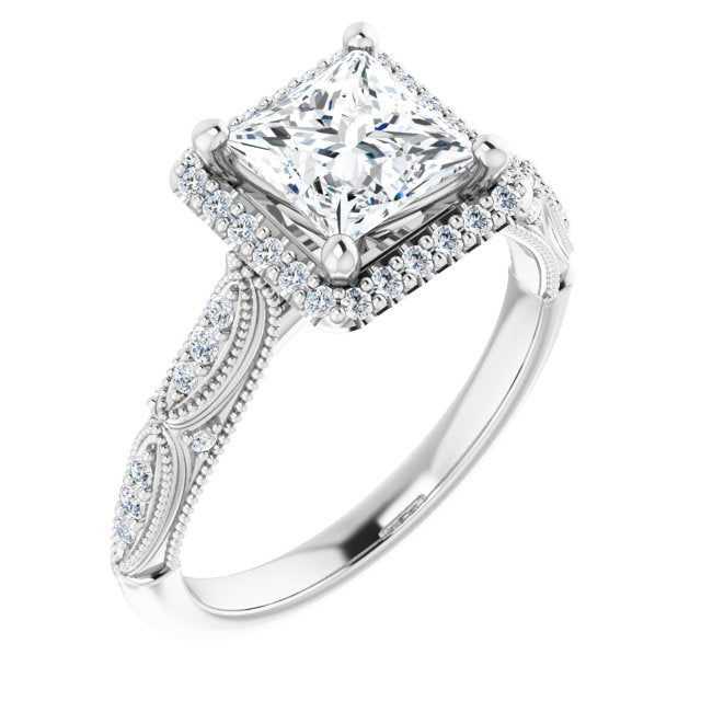 Halo-Style Engagement Ring