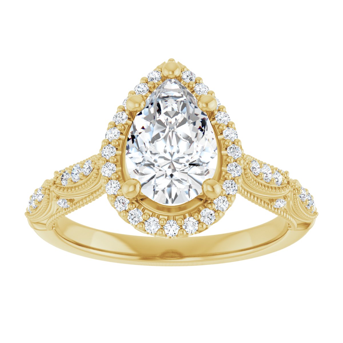 Halo-Style Engagement Ring