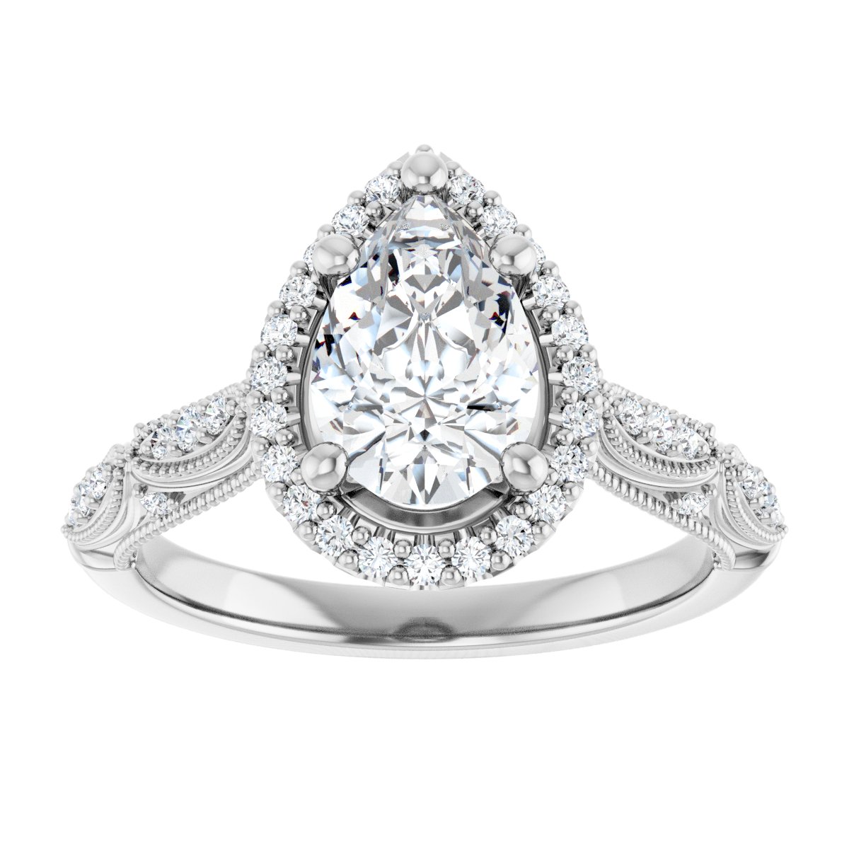 Halo-Style Engagement Ring