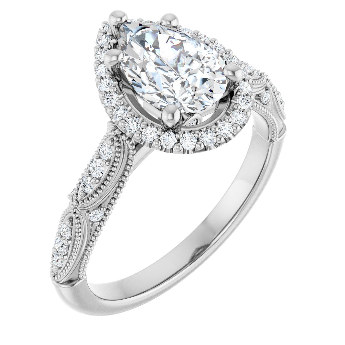 Halo-Style Engagement Ring