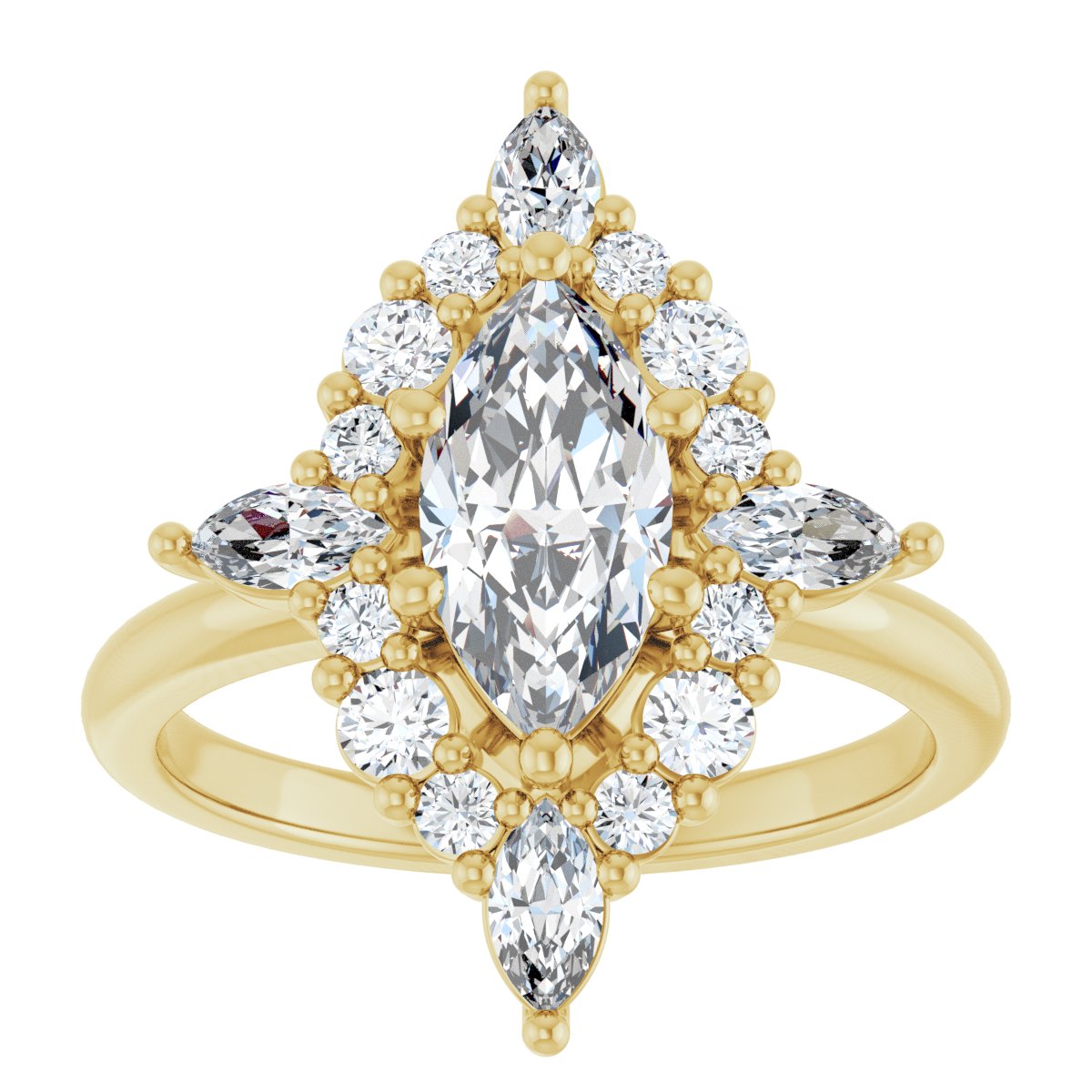 Halo-Style Engagement Ring