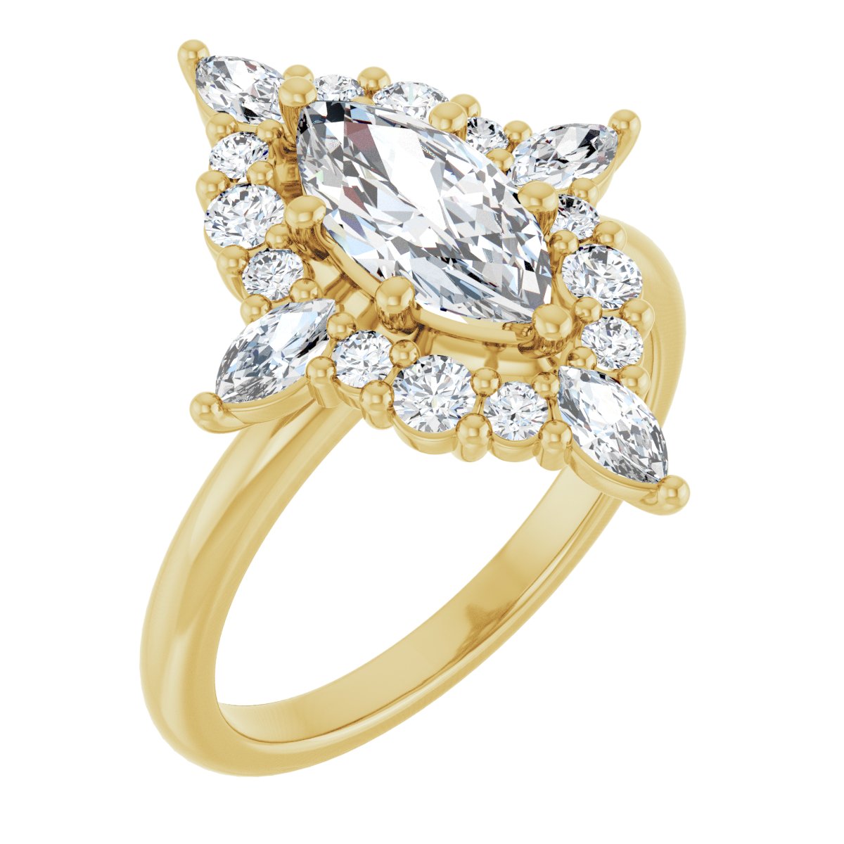 Halo-Style Engagement Ring