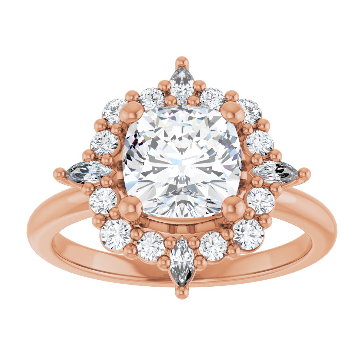 Halo-Style Engagement Ring