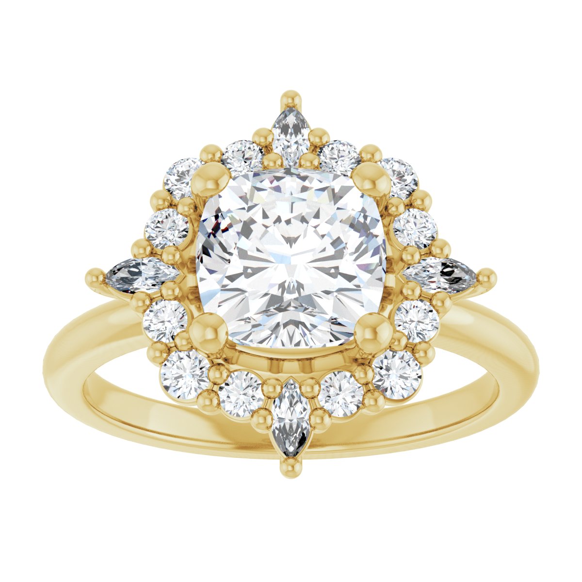 Halo-Style Engagement Ring